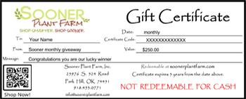 Sooner Monthly Giveaway Sooner Monthly Giveaway